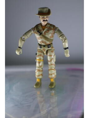 The Corps Boomerang Billie Camo 3.75" Tall Lanard 1986 Vintage Action Figure
